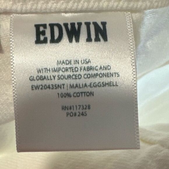 EDWIN ANTHROPOLOGIE Women’s Malia Utility Boyfriend Jeans in the Size 27 - Picture 8 of 11